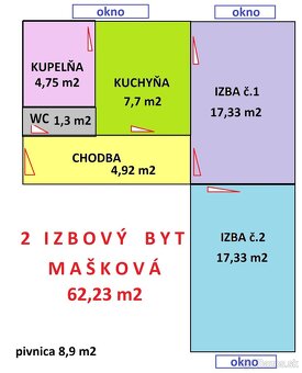 TOP Predam 62 m byt MASKOVA - 15