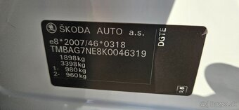 Škodu Octavia 1.6 TDI 85 kW, 10/2018 - 15