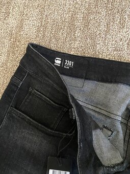 panske riflove sortky, kratasy g-star raw 3301 velkost W35 - 15