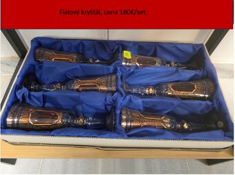 Starožitné kryštály/sklo/porcelán - 15