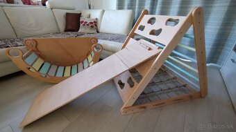 3 stranný bukový Piklerovej trojuholník montessori - 15