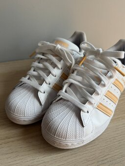 Adidas Superstar Cloud White Glow Orange - 15