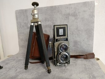 Starý fotoaparat Flexaret AUTOMAT + koz.pouzdro + STATIV - 15