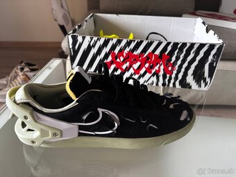Nike Blazer LOW Acrnm Black White Noir Aura olive/blance - 15