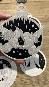 3D tlačené vianočné ozdoby - 15