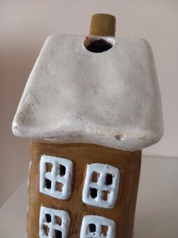 Keramický domček na čajovku 20,5x11,5x7,5 cm - 15
