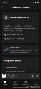 YouTube, Spotify PREMIUM individual 3/6 mesiacov alebo DUO - 15