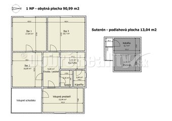 PREDAJ: Menší rodinný dom na brehu Rimavy, 104 m2, Tisovec,  - 15
