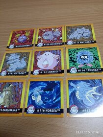 Pokemon samolepky Artbox z roku 1999 - 15