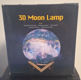 Lampa mesiac / mesačné svetlo (mení farby) LED - 15