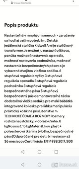 Detská jeden stolička Kidwell - 15
