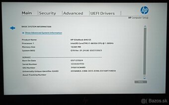 HP EliteBook 840 G5/14"FHD/i7-8650/16GB DDR4/SSD M.2 512GB - 15