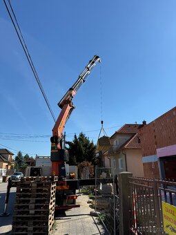 Autodoprava s hydraulickou rukou - dosah 25m - 15