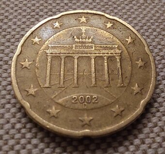 euromince s chybami razby + rôzne 10 a 20 centové mince - 15