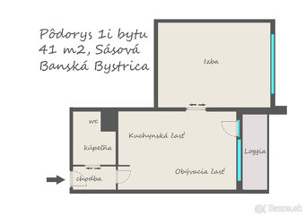 REKONŠTRUKCIA / 1,5i byt BB / 41 m2 / LOGGIA / VÝHĽAD - 15