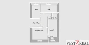 Na predaj 3 izbový klimatizovaný byt s lodžiou, ul. G. Dusík - 15
