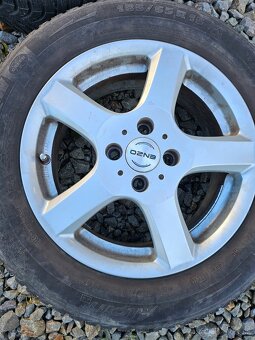 ZIMNE PNEU 185/65 R15 MICHELIN +HLINÍKOVÉ DISKY - 15