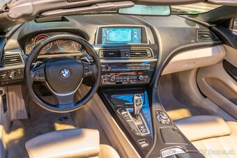 BMW 650i F12 convertible, 4.4 V8 300kw, Navigace, Softclose - 15