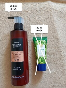 Nová kozmetika Avon a Oriflame ceny od 2,10€ - 15