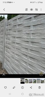 Betónové ploty, výroba, montáž - 15