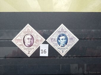 Poštové známky č.813 - 20 sérií SVET - 15