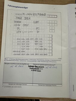 Volkswagen Sharan 12/2016, dovezené, mizne voda - 15