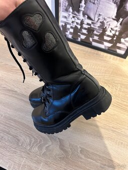 Nelly Blue dievčenské zimné topánky /vysoke čižmy na zips - 15