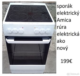 predám sporák aj s káblom rovno do zásuvky 230V - 15