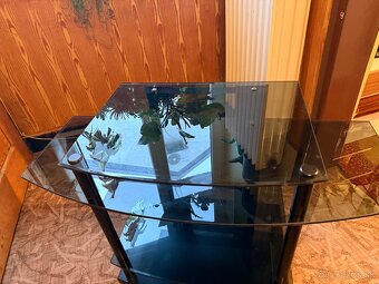 Konferencny stolik tmave sklo - 15