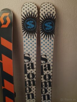 freeride lyze SCOTT Scrapper 182 cm a SALOMON Gun 188 cm - 15