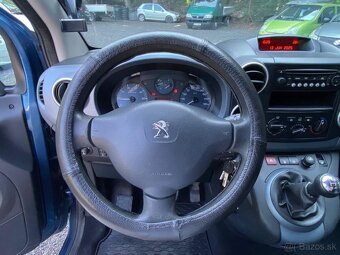 Peugeot Partner Tepee 1.6HDI 68kW klima ČR 2012 90tkm STK - 15