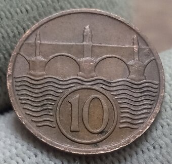 Československé  medené 10haliere. - 15