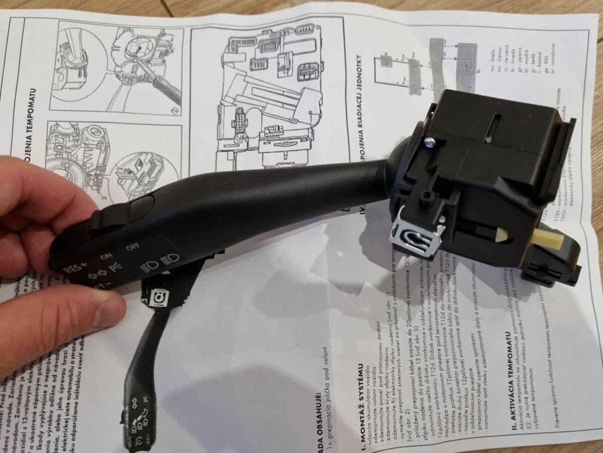 Páčka TEMPOMATu OCTAVIA SUPERB YETI GOLF PASSAT - 16