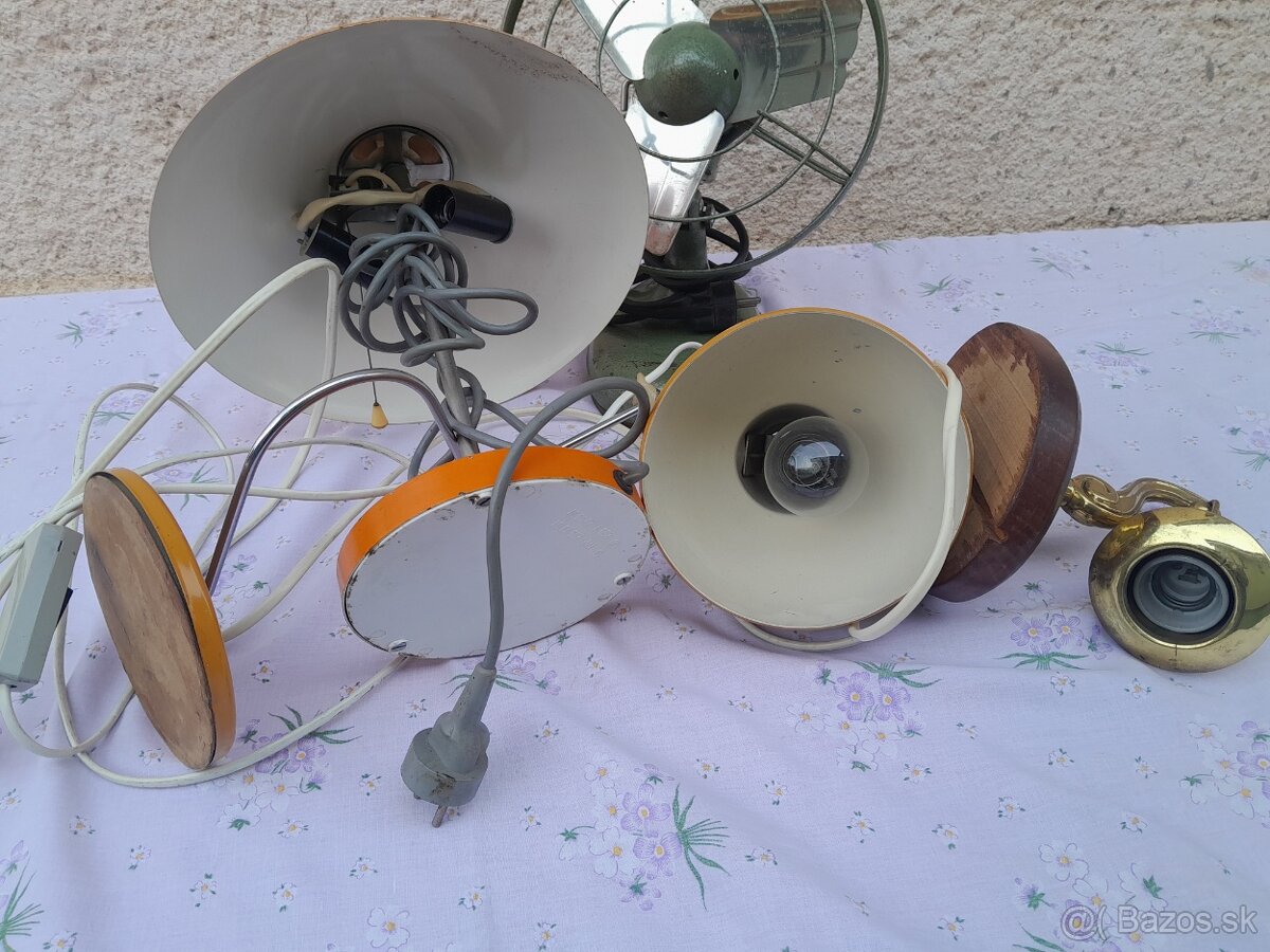 Historická petrolejová,elektrická,retro vetilátor. - 16