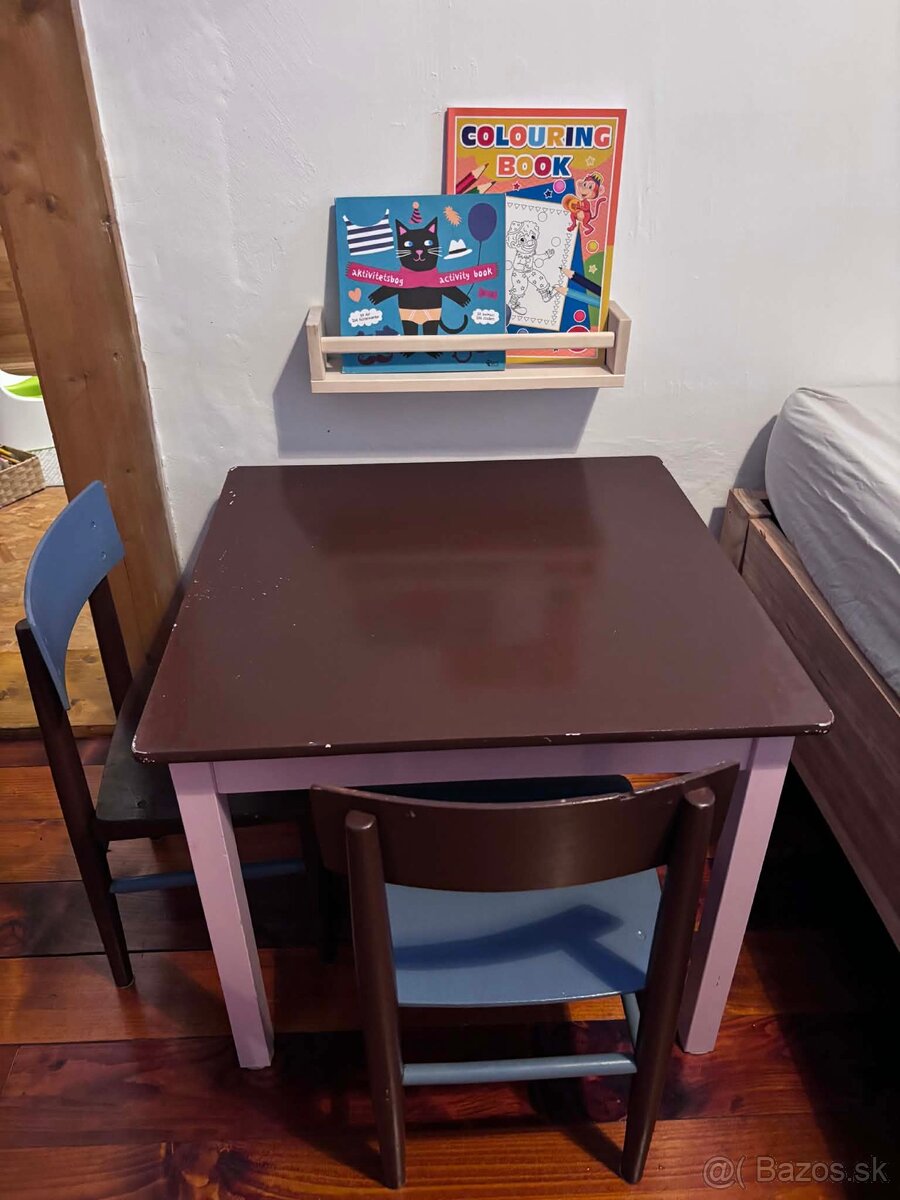 Detský set stôl s dvomi stoličkami - 16