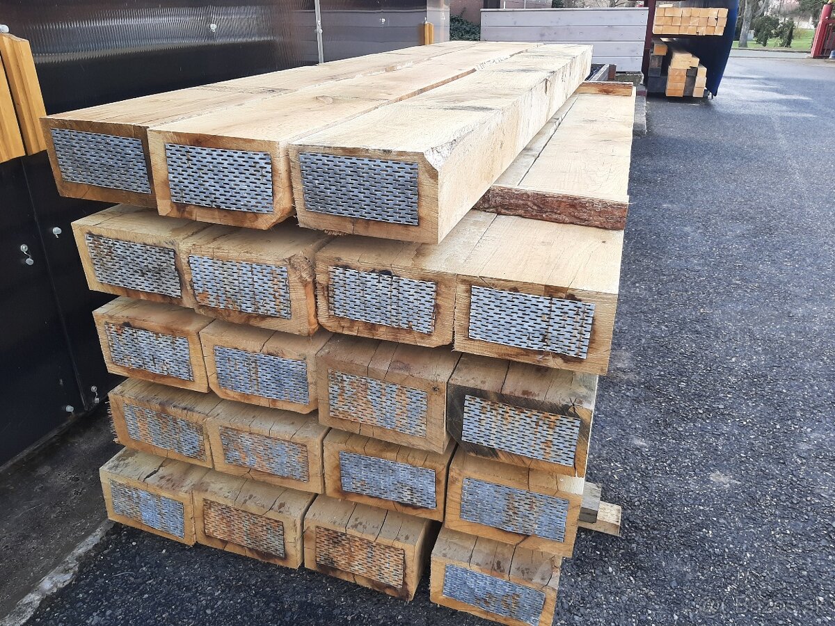 dubové fošne, hranoly a podvaly - 16