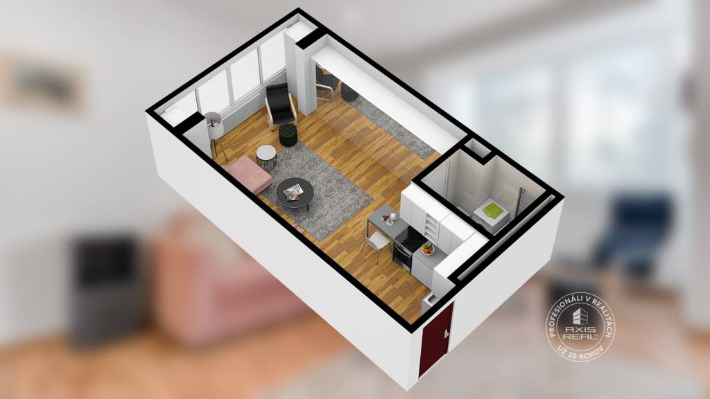 AXIS REAL | Pekná štýlová garsónka, PIVNICA, BA I SM, Slávič - 16