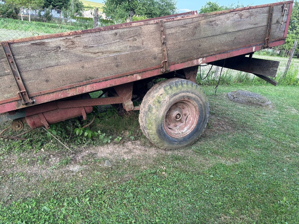 Predám obojstranne vyklápaciu vlečku za traktor - 16