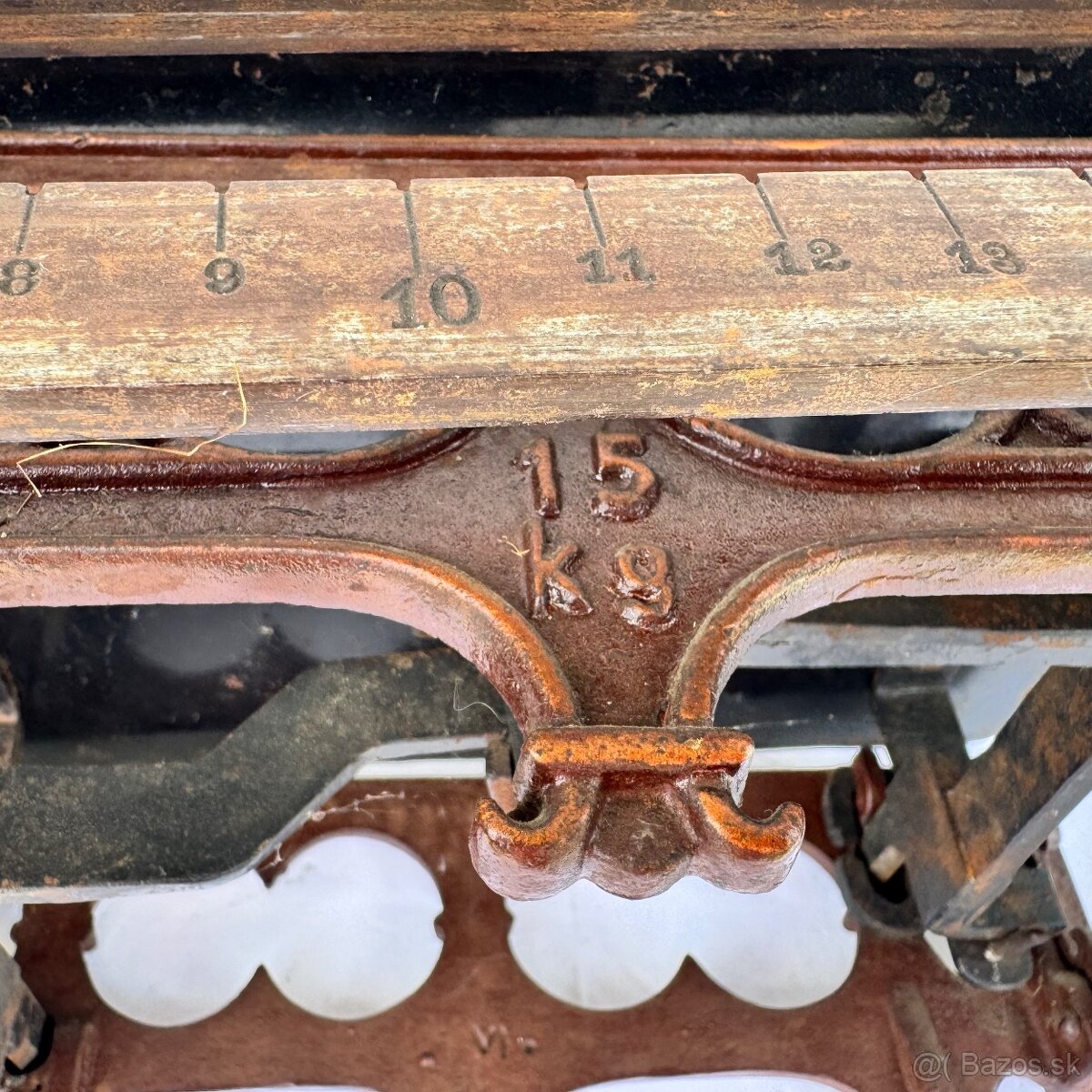 Muzejní váha pro miminka do 15 kg top kus do sbírky - 16