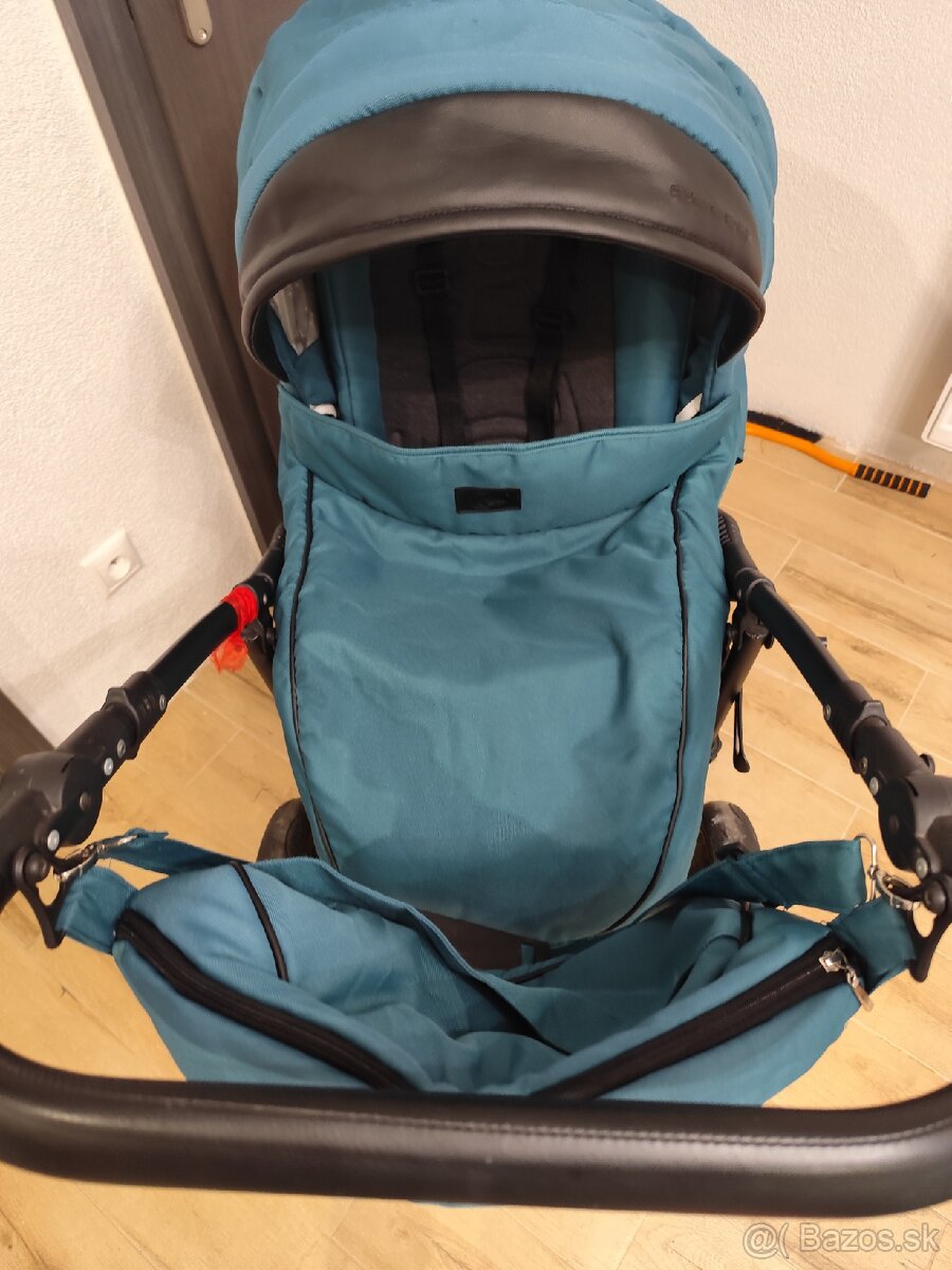 Seeba Art tmavozeleny kočík 2kombinacia - 16