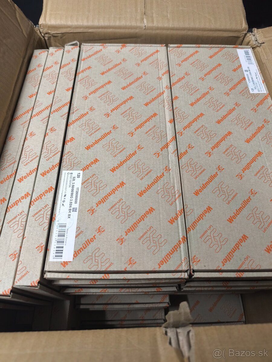 Konektory Weidmuller, nové nepoužité - 16