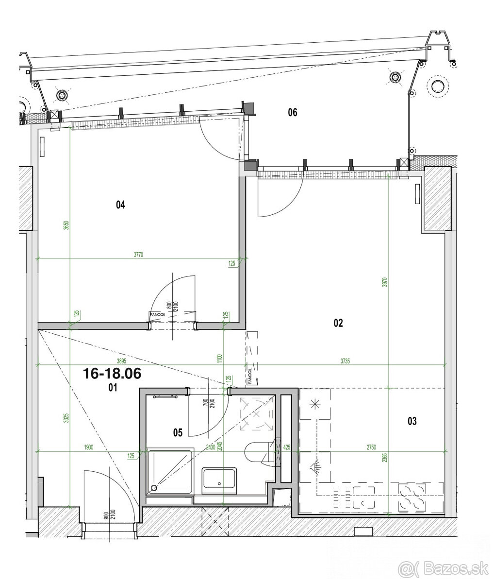 BOSEN | 2 izb.byt s loggiou na 17. poschodí v projekte EUROV - 16
