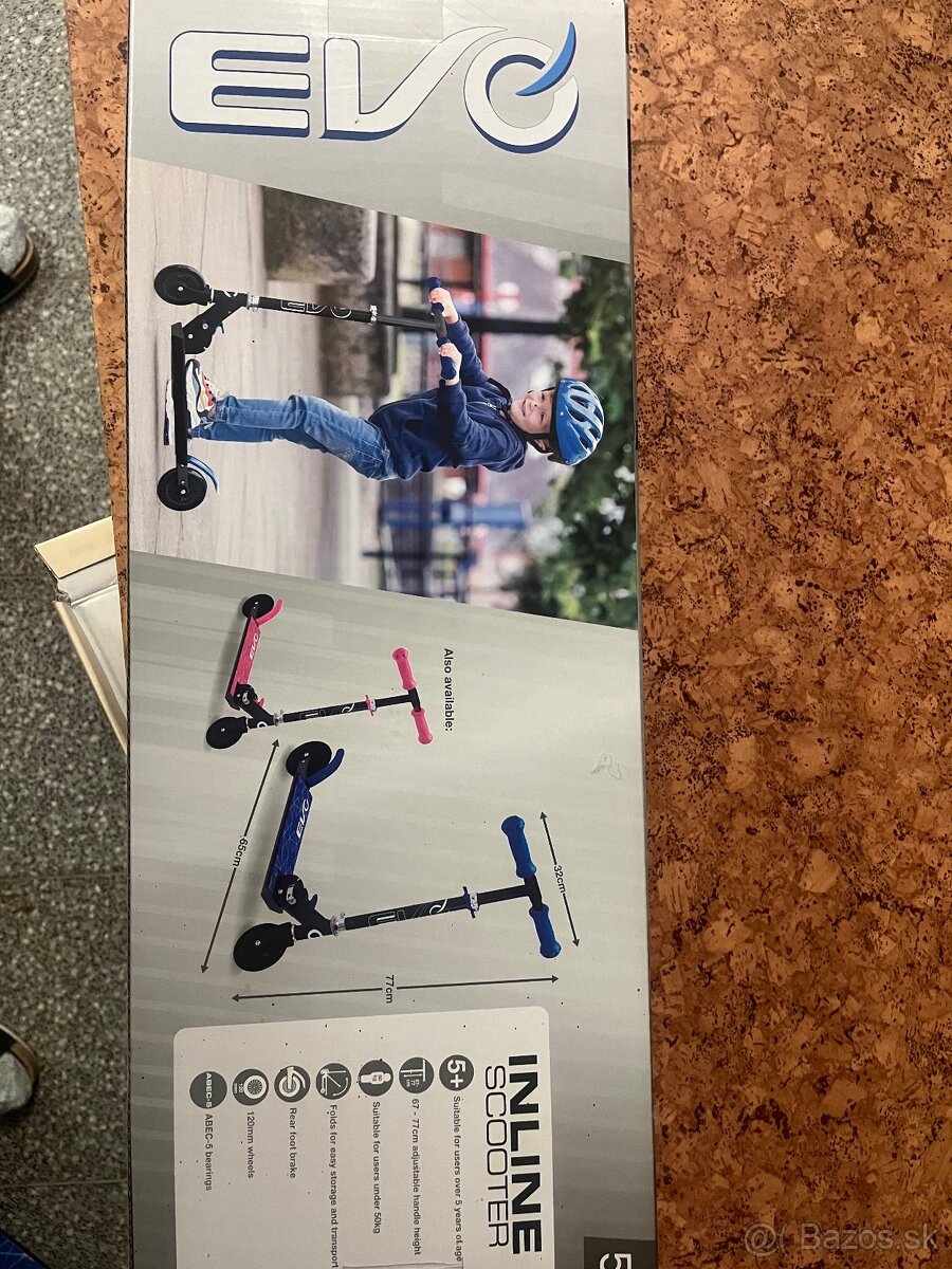 Detský bicykel 16”+kolobežka+chrániče na odrážadlo - 16