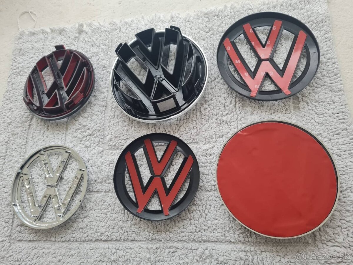 Farebné a chrómové znak / emblémy / logo na VOLKSWAGEN - 16