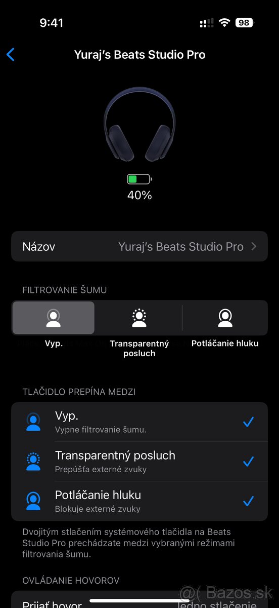 Apple Beats by Dr. Dre Studio Pro Wireless Navy Blue - 16