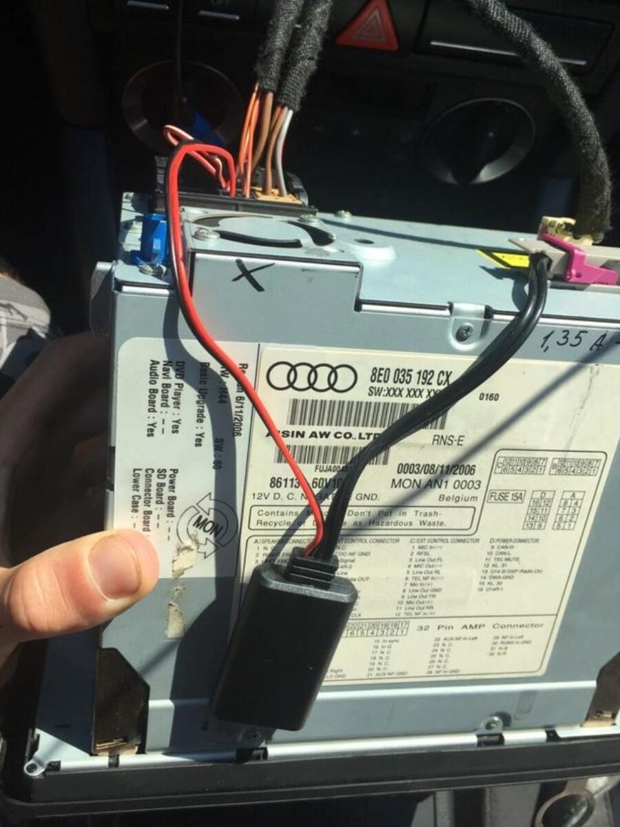 Bluetooth adapter modul AUDI RNS COLUMBUS RNS-E - 16