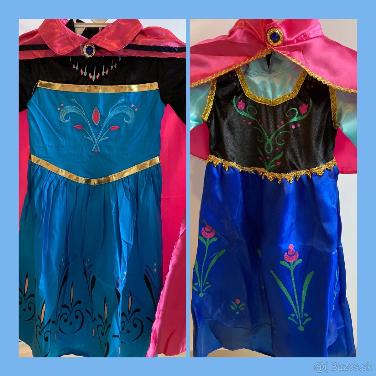 Nové šaty Frozen Elsa Anna kostým na cca 4-5 alebo 5-6 rokov - 16