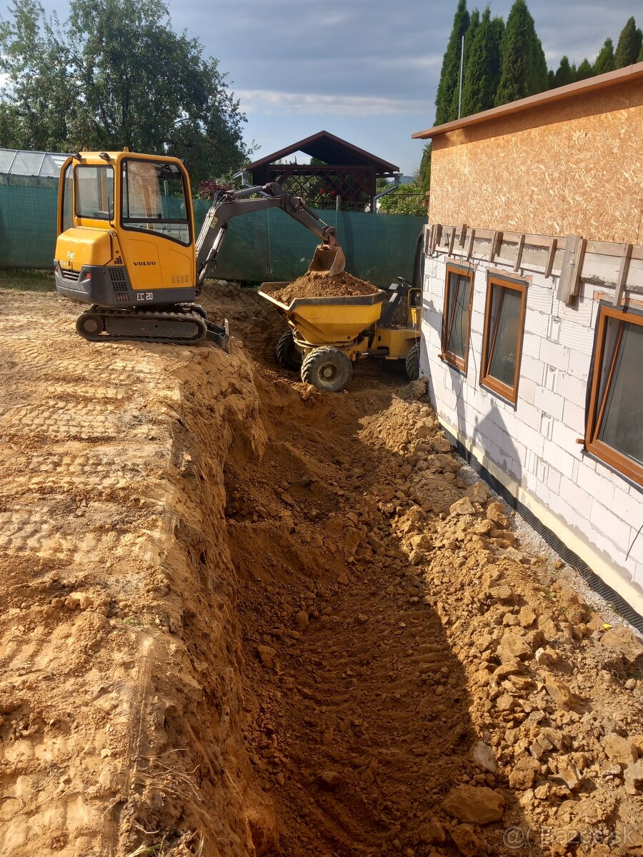 Vykopove a zemne prace, bager - 16