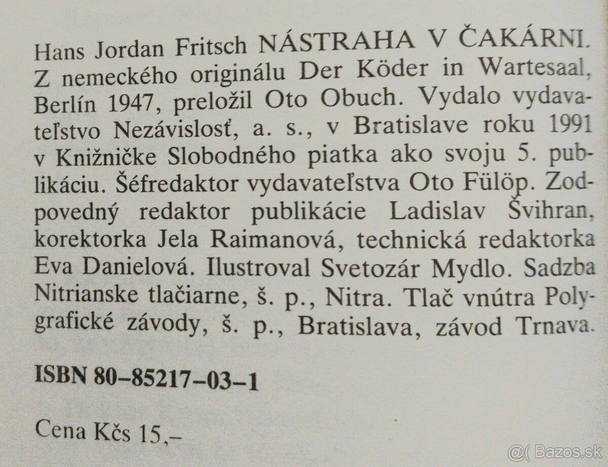 Predám knihy s detektívnym žánrom - 16