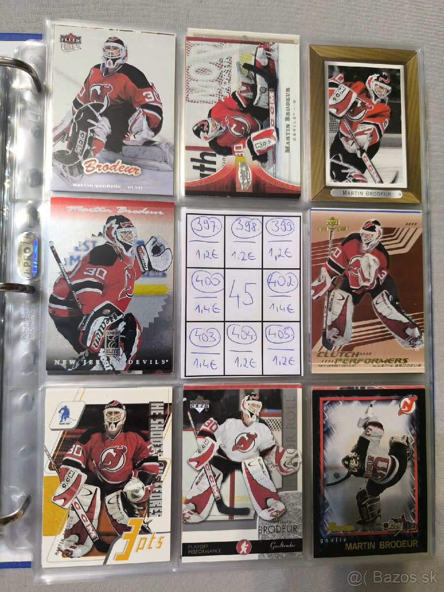 Hokejové kartičky - Martin Brodeur 2 - 16